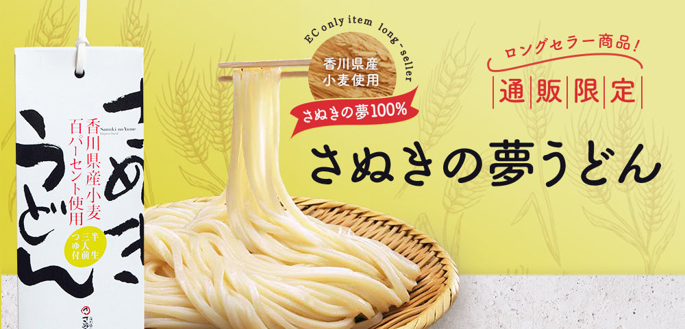 ロングセラー商品!通販限定 さぬきの夢うどん