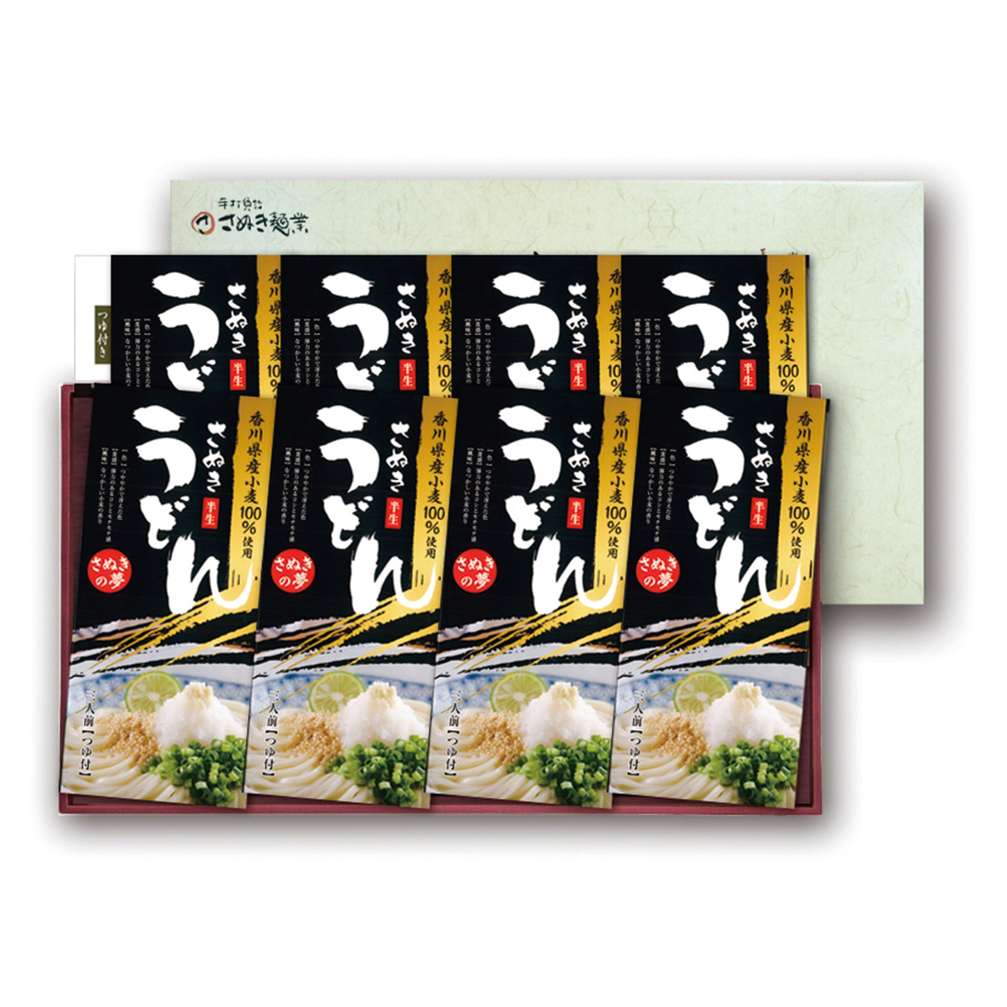 138-212071l> さぬきの夢うどん～匠～ 化粧箱入 (つゆ付) [12人前