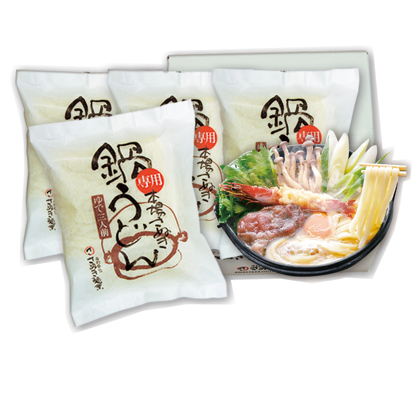 <802-350261> 今だけ!! 特別割引商品　鍋専用うどん（つゆ無）[12人前] 定価 1,300円